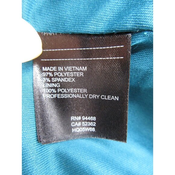 Laundry by Shelli Segal Dress 8 Sheath Padded Ruffled Cocktails Party - Picture 9 of 10